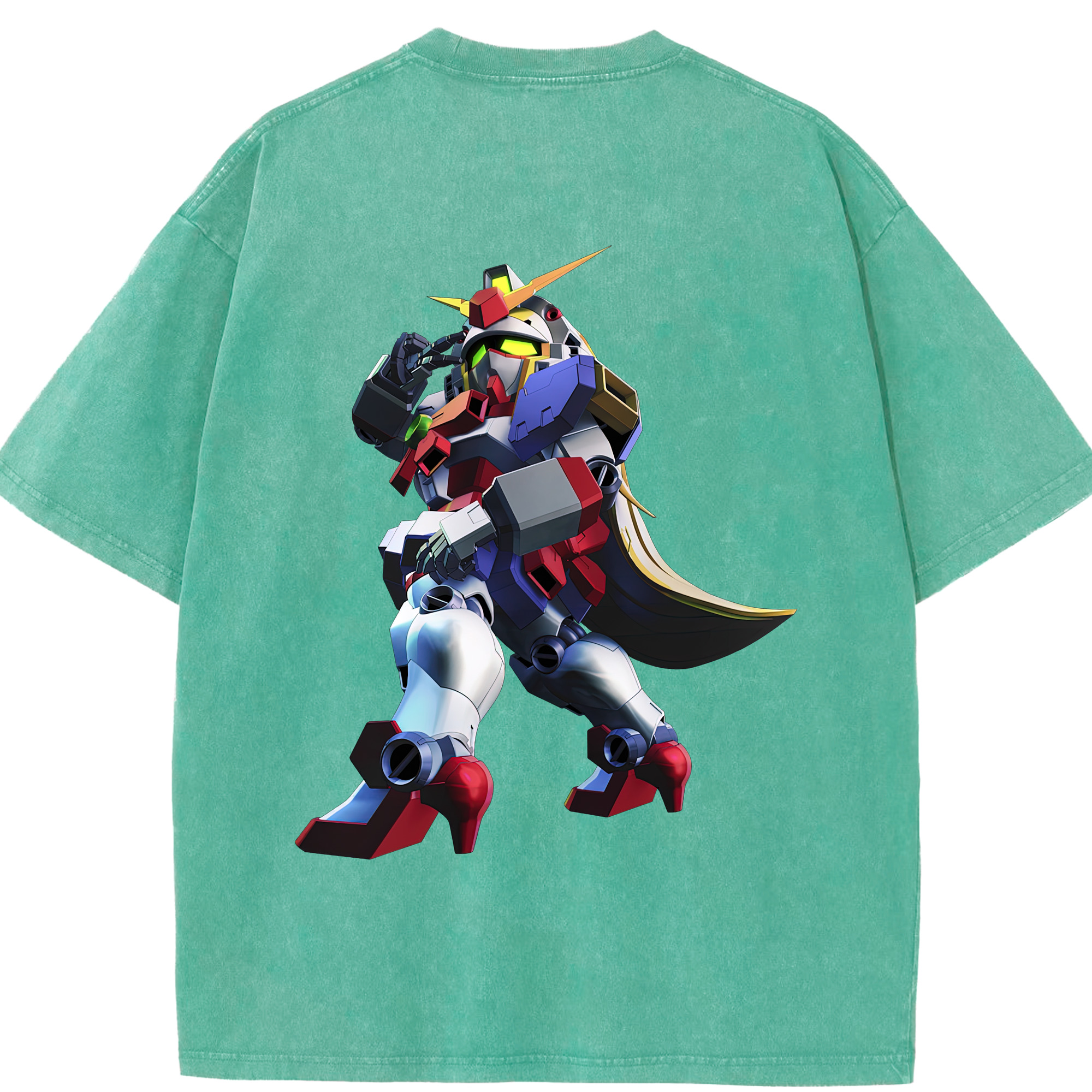 （画像用） 機動戦士ガンダム Mobile Suit Gundam 綿100% ヴィンテージ風 半袖Tシャツ（背面プリント）